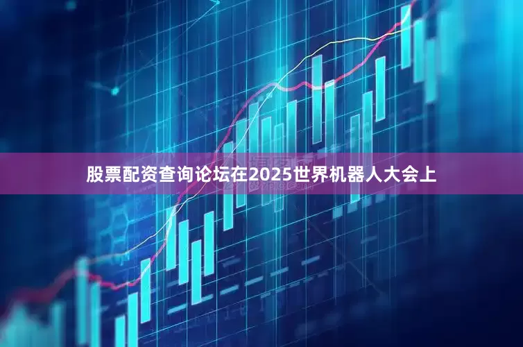股票配资查询论坛在2025世界机器人大会上