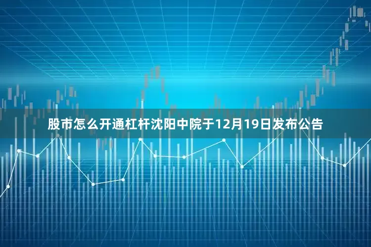 股市怎么开通杠杆沈阳中院于12月19日发布公告